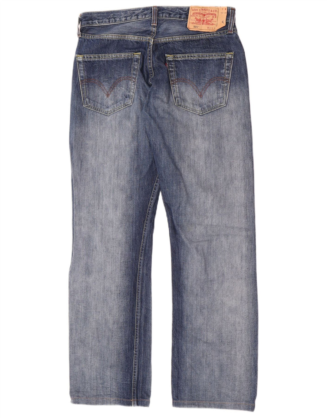 Levi's Uomo 501 Jeans dritti W31 L30 Cotone Blu