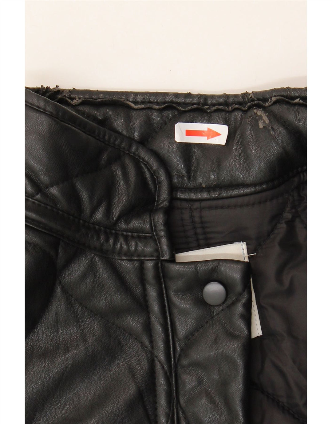 Giacca trapuntata oversize da donna Zara UK 10 piccola in poliestere nero