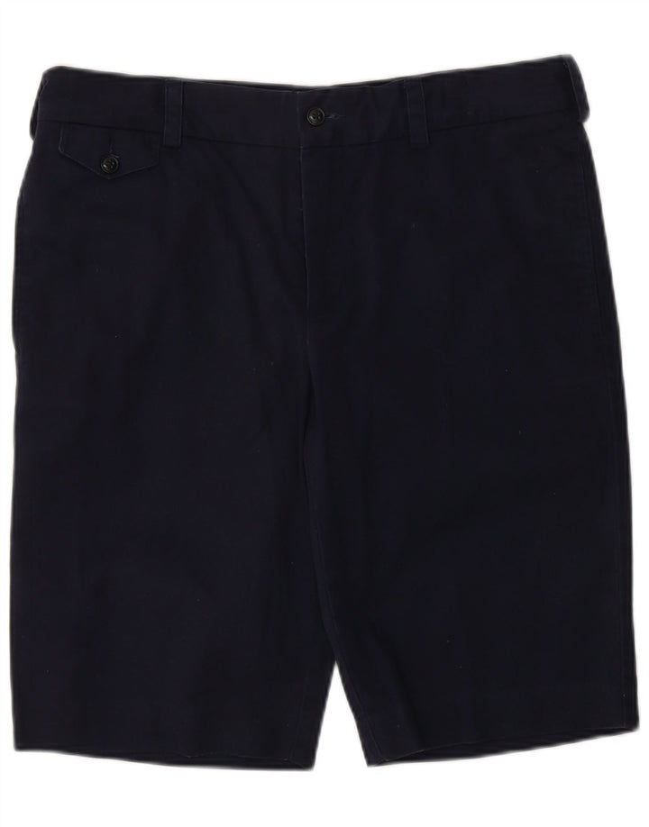 RALPH LAUREN Womens Chino Shorts US 8 Medium W32 Navy Blue Cotton