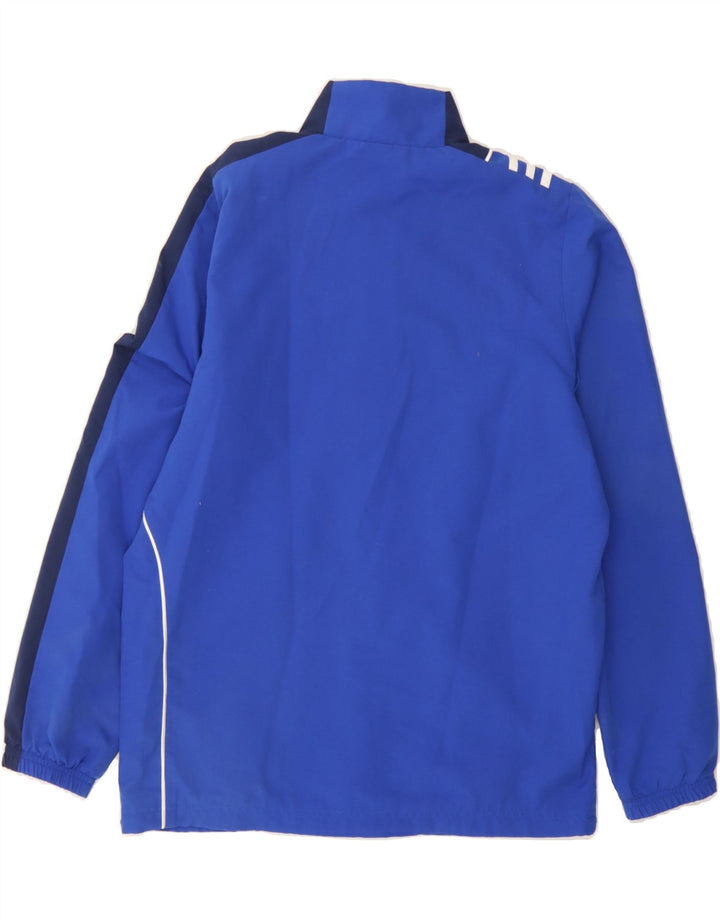 ADIDAS Boys Tracksuit Top Jacket 13-14 Years Blue Colourblock Polyester Vintage Adidas and Second-Hand Adidas from Messina Hembry 