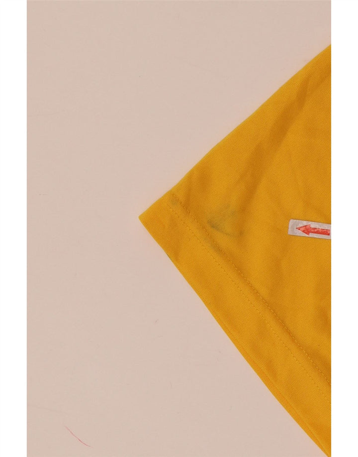 T-shirt grafica da uomo ADIDAS Top Small in poliestere color block giallo