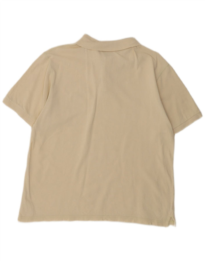 Polo da uomo Champion Large in cotone bianco