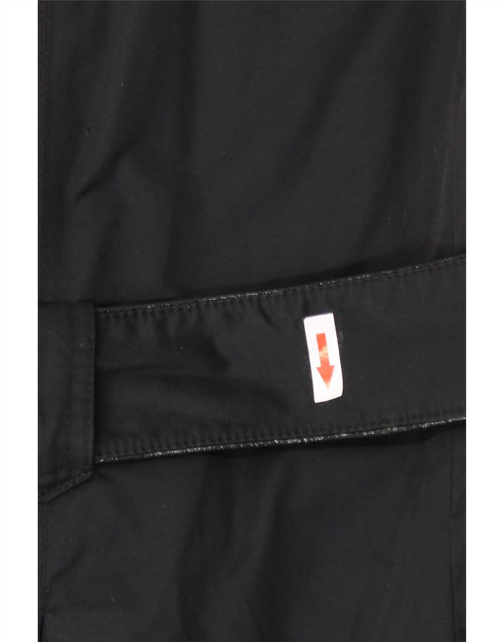Trench da donna Calvin Klein UK 10 piccolo classico in cotone nero
