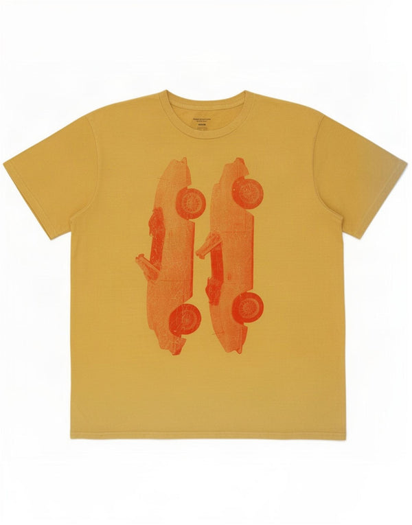 T-shirt grafica da uomo Urban Outfitters Top giallo medio