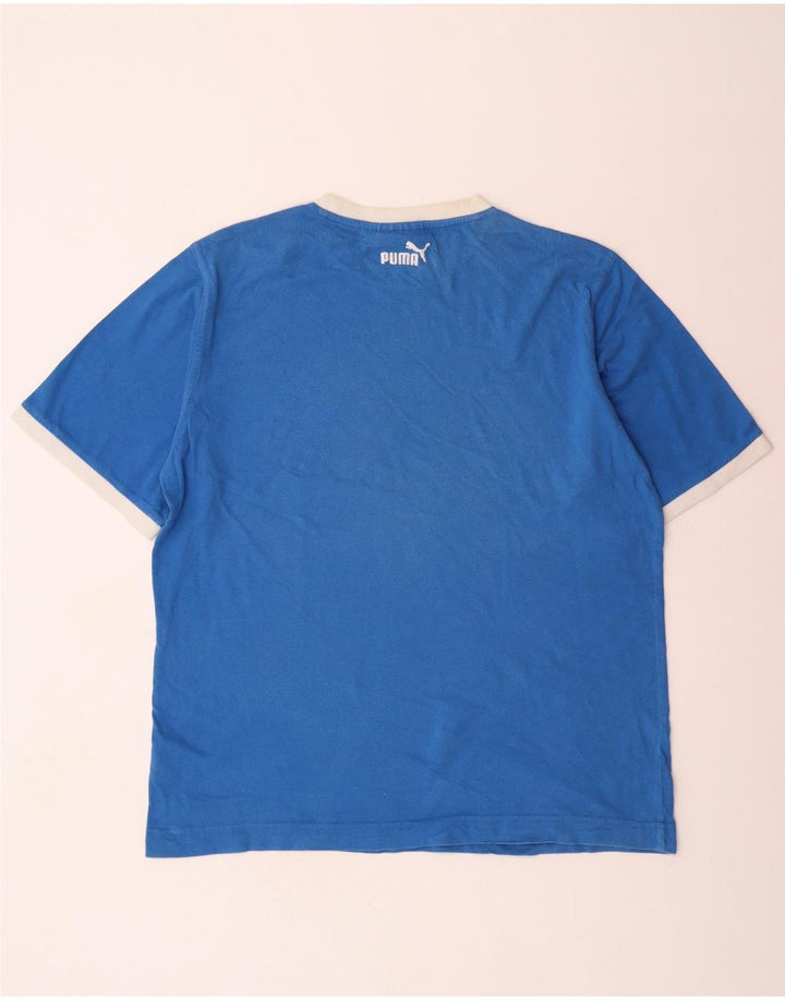 T-shirt grafica da uomo PUMA Top XL Blu Colourblock