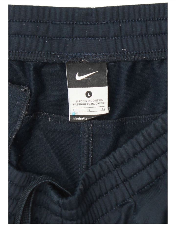 Pantaloni da tuta da uomo Nike Large in poliestere blu navy