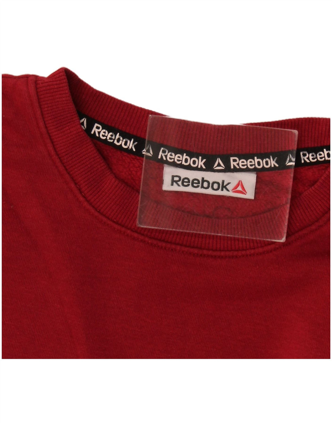 Felpa grafica da uomo Reebok maglione grande bordeaux