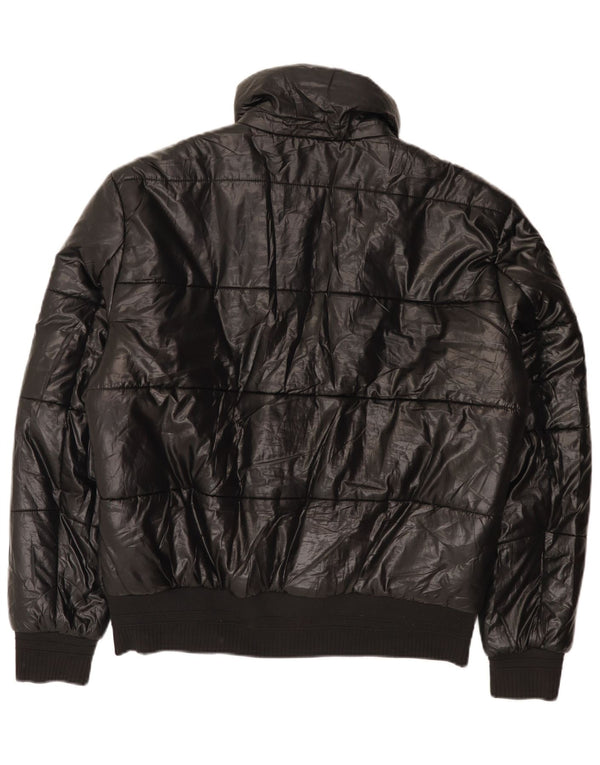 Giacca imbottita da uomo Zara UK 40 grande poliestere nero