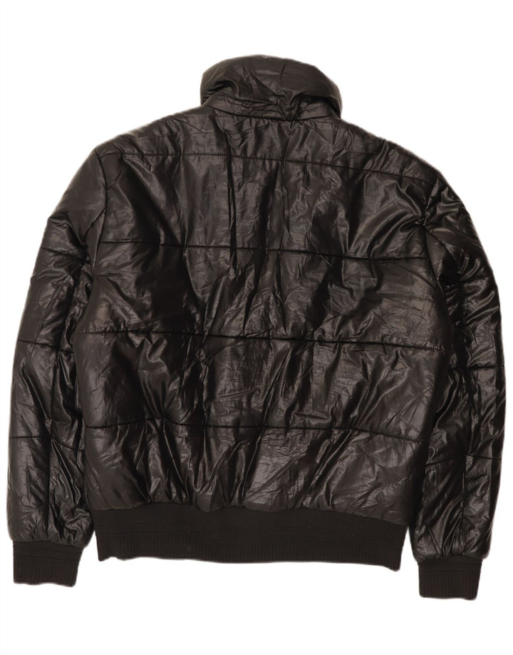 Giacca imbottita da uomo Zara UK 40 grande poliestere nero