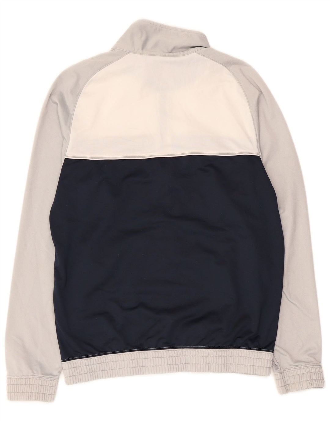 CHAMPION Giacca da tuta da uomo in poliestere color block grigio medio