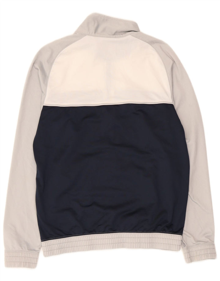 CHAMPION Giacca da tuta da uomo in poliestere color block grigio medio