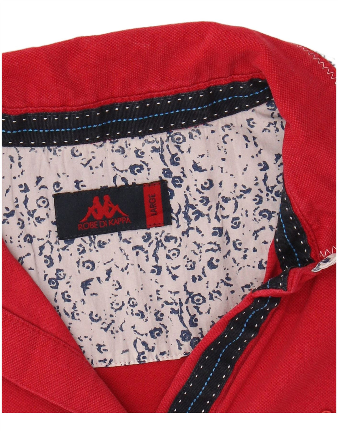 Polo da donna KAPPA UK 14 grande rossa in cotone