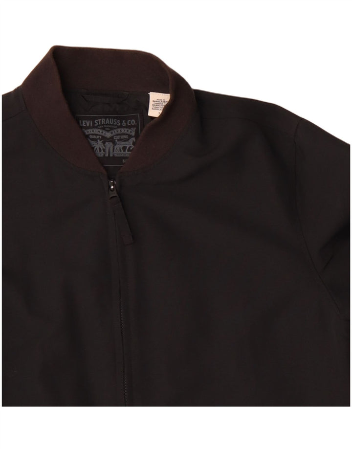 Giubbotto bomber da uomo Levi's UK 38 medio nero in poliammide