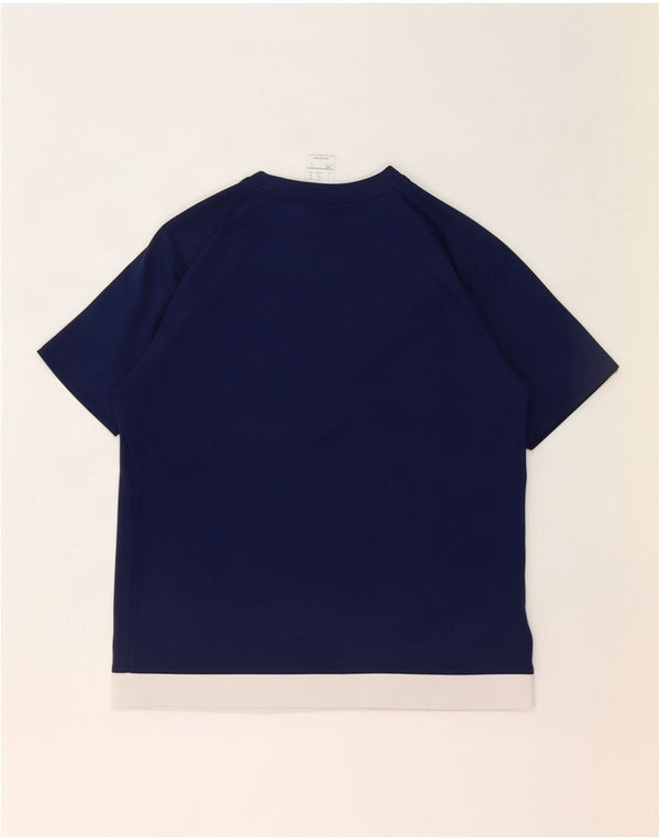 Maglietta Adidas Climalite da bambino per 13-14 anni, colore blu navy