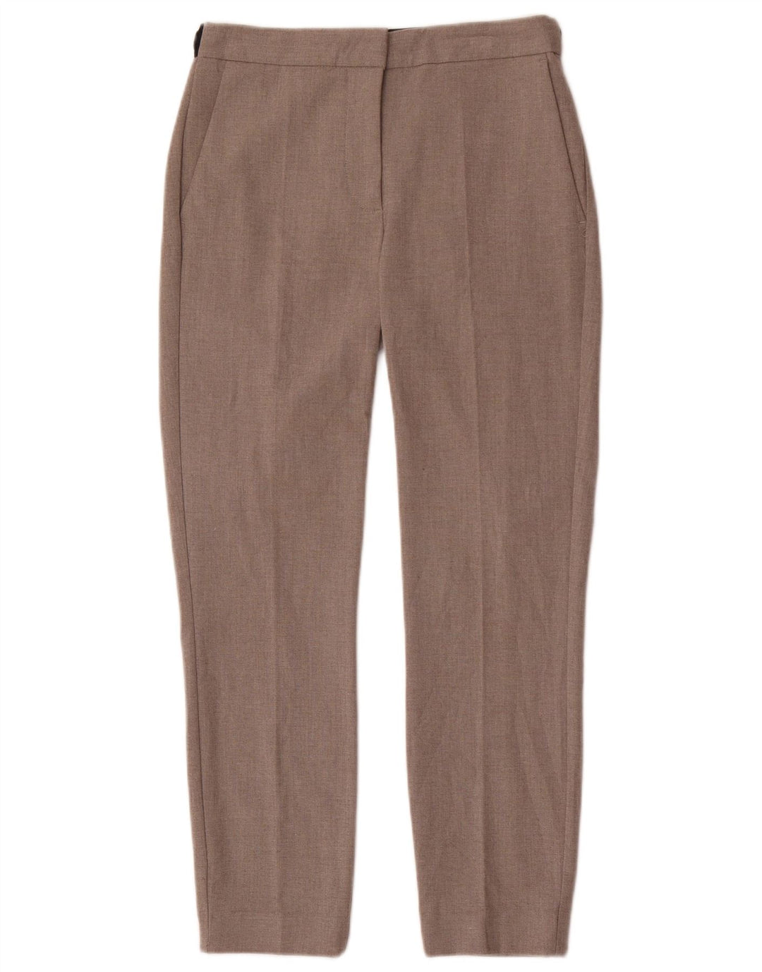 Pantaloni chino slim da donna Zara piccoli W28 L26 poliestere grigio