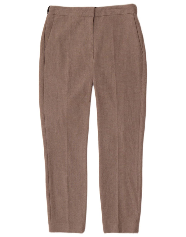 Pantaloni chino slim da donna Zara piccoli W28 L26 poliestere grigio