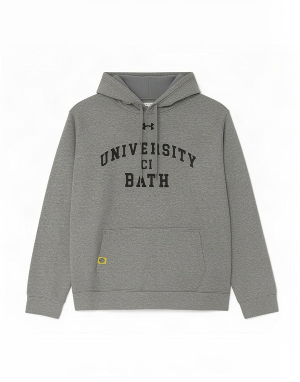 Felpa con cappuccio grafica da uomo Under Armour XL in cotone chiazzato grigio