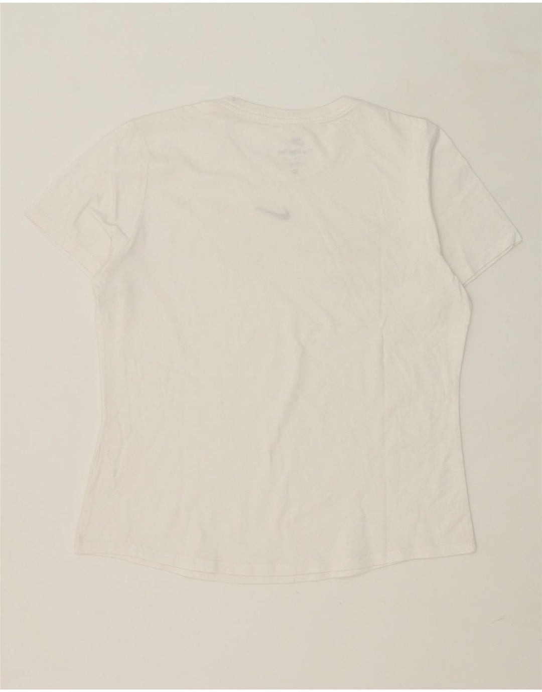 NIKE Womens T-Shirt Top UK 14 Medium White Vintage Nike and Second-Hand Nike from Messina Hembry 