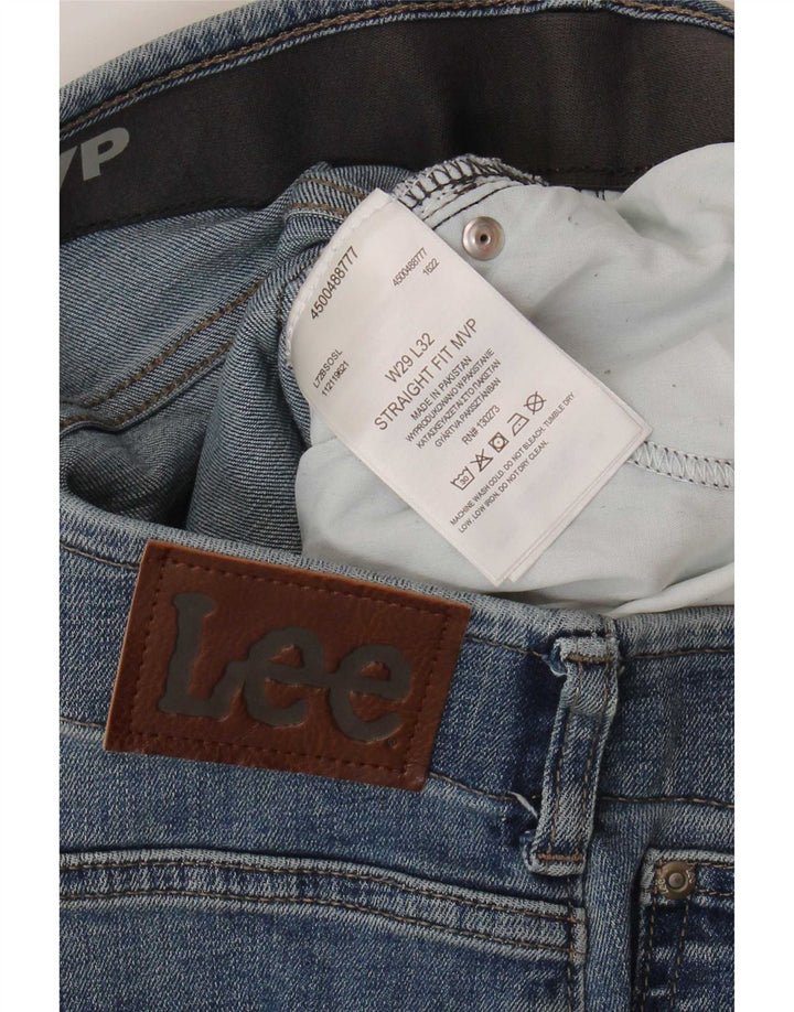 Jeans dritti da uomo Lee W29 L29 in cotone blu