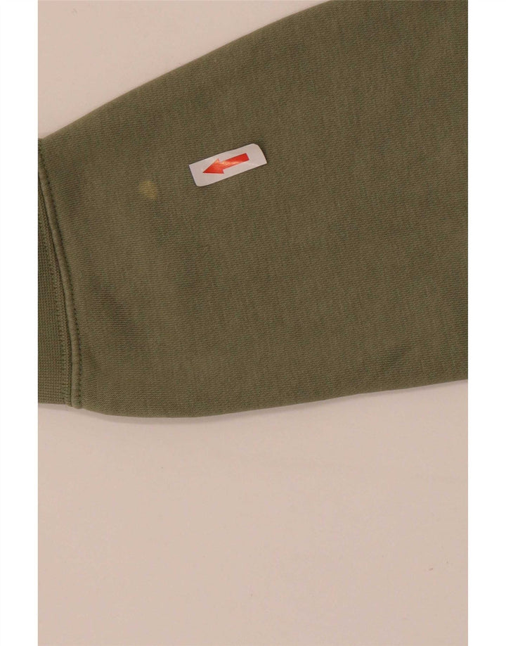 Felpa Nike Uomo Maglione Verde Medio Cotone Sportivo
