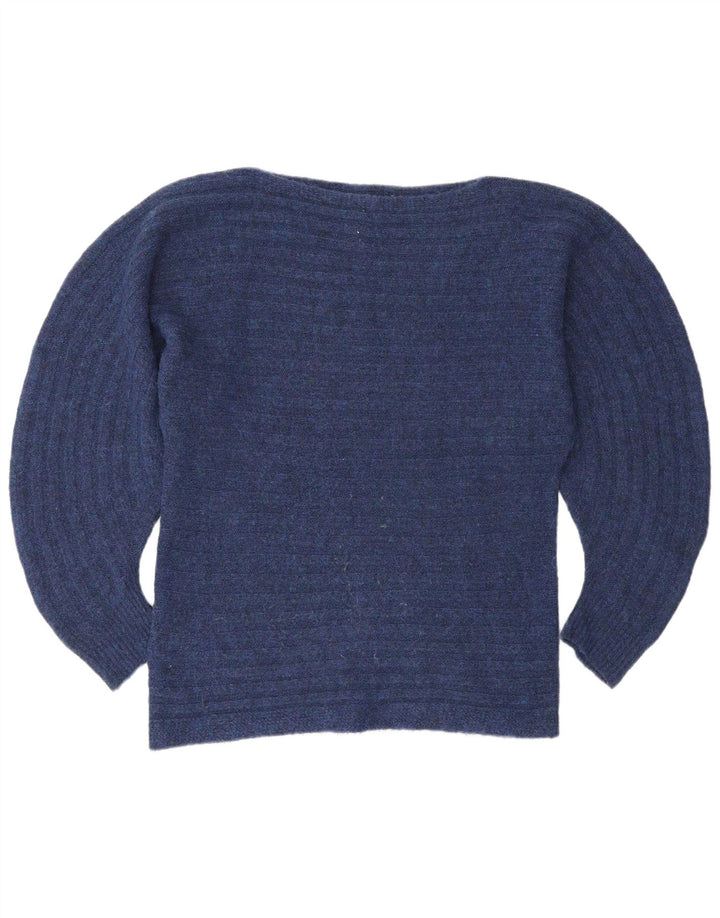 Max & Co. Maglione da donna con scollo a barca UK 14 Medio Blu navy