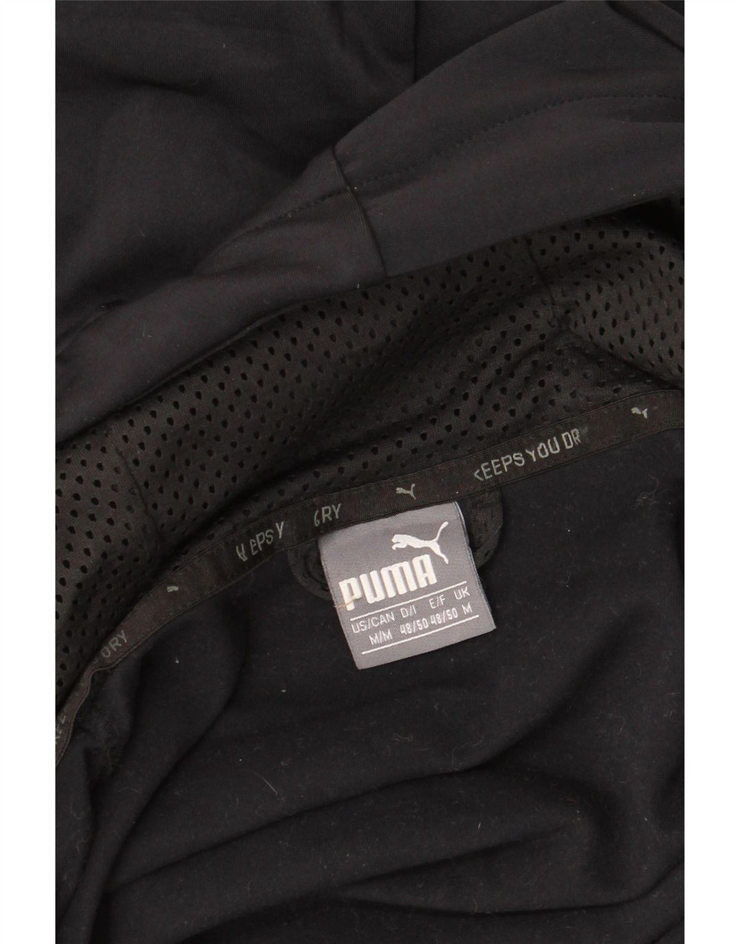 Felpa con cappuccio e zip PUMA da uomo di colore nero medio