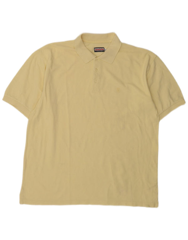 Polo Invicta Uomo 2XL Cotone Giallo