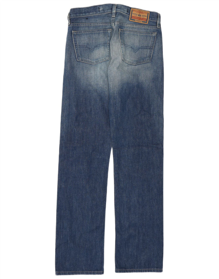 Jeans dritti da donna Diesel W28 L32 cotone blu