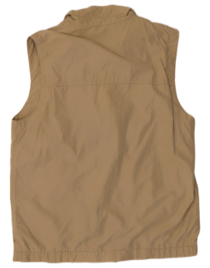 Gilet da uomo WAMPUM UK 38 Poliestere beige medio