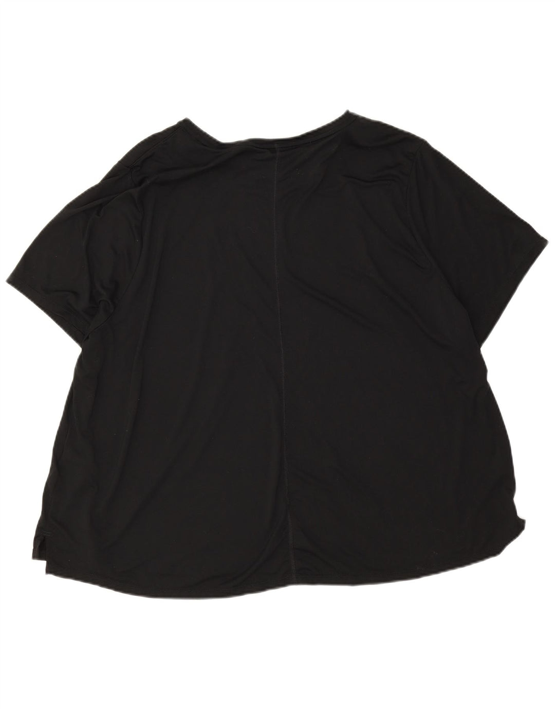 T-shirt grafica oversize da donna Nike Dri Fit Top UK 22 3XL poliestere nero