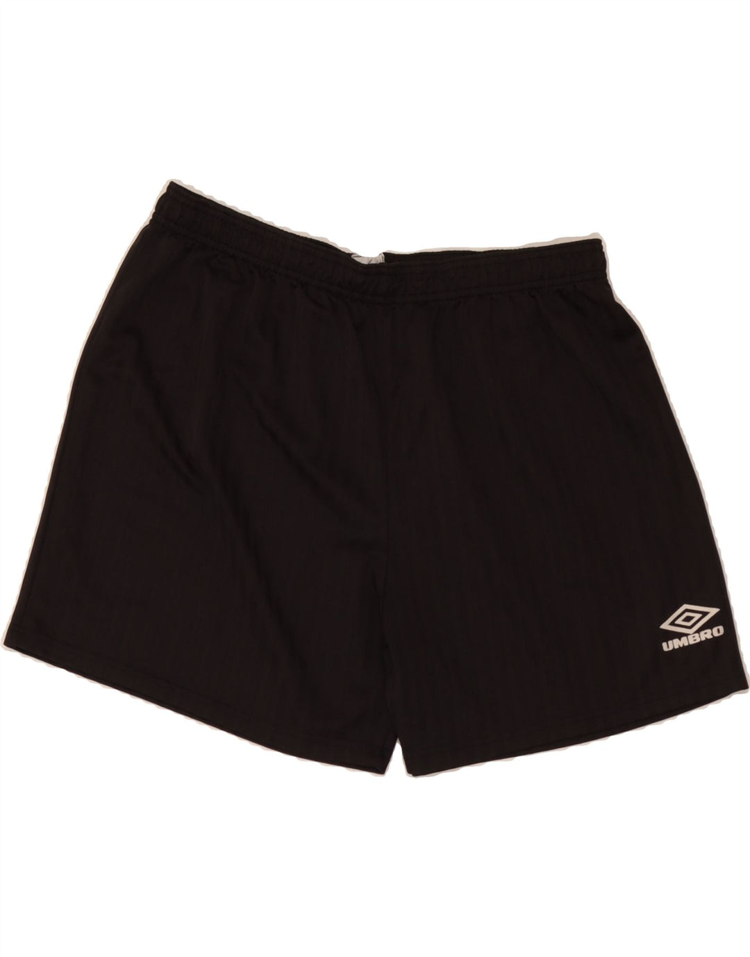 UMBRO Mens Sport Shorts Small Black Striped Polyester Vintage Umbro and Second-Hand Umbro from Messina Hembry 