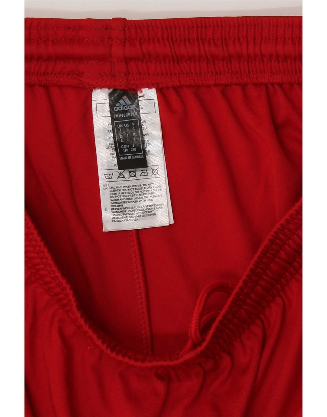 Pantaloncini sportivi Adidas Aeroready da uomo di grandi dimensioni in poliestere rosso