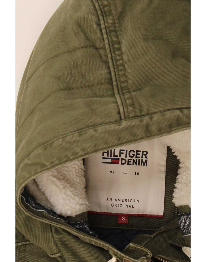 Giacca parka con cappuccio da uomo Tommy Hilfiger UK 36 Small Khaki