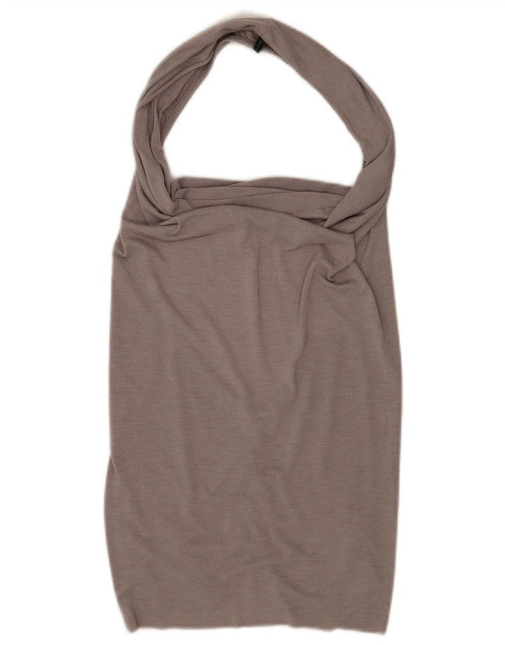 Abito Halter da donna Benetton UK 8 Small Viscosa grigia