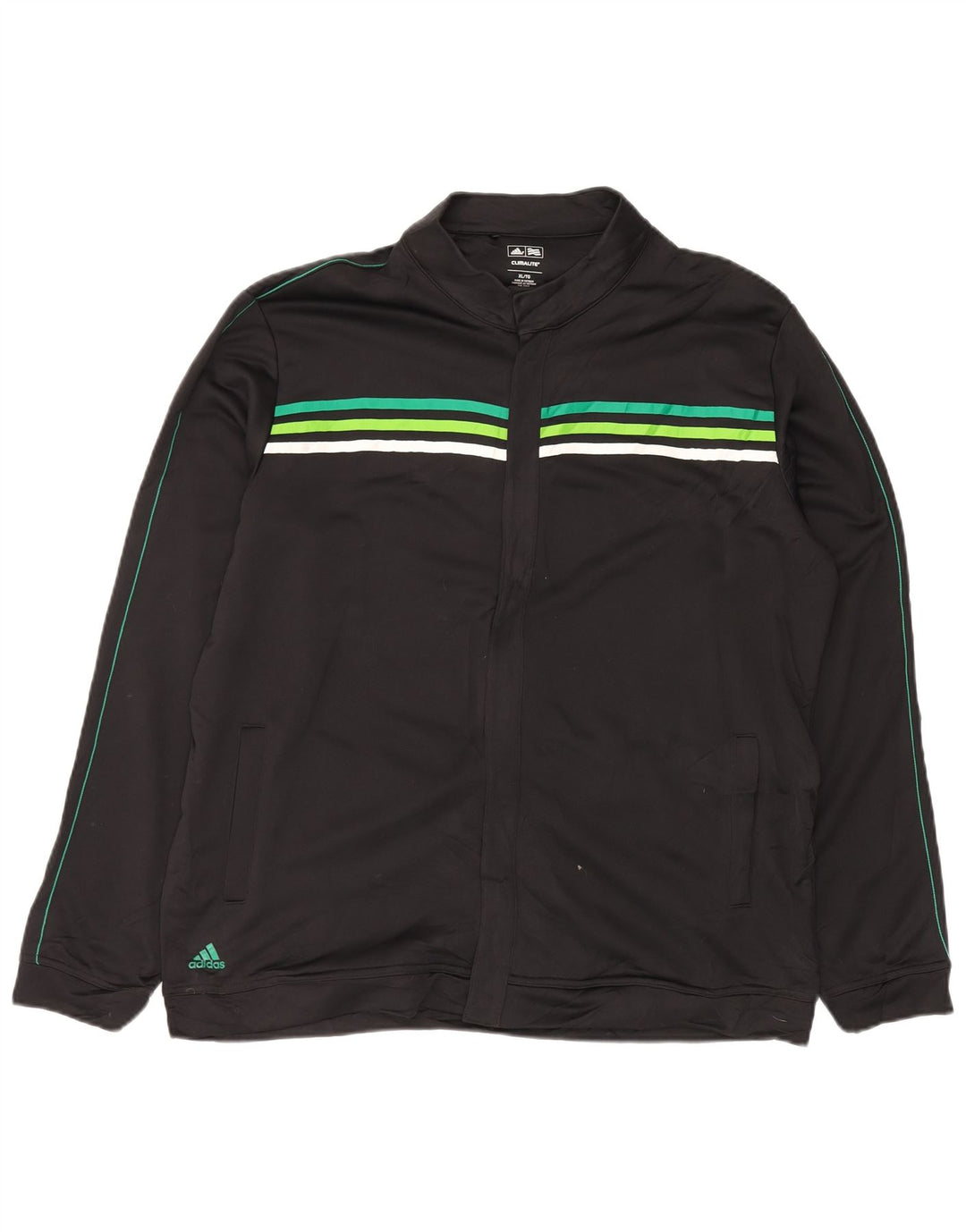 Giacca da uomo Adidas Climalite Top Jacket XL Nero Poliestere