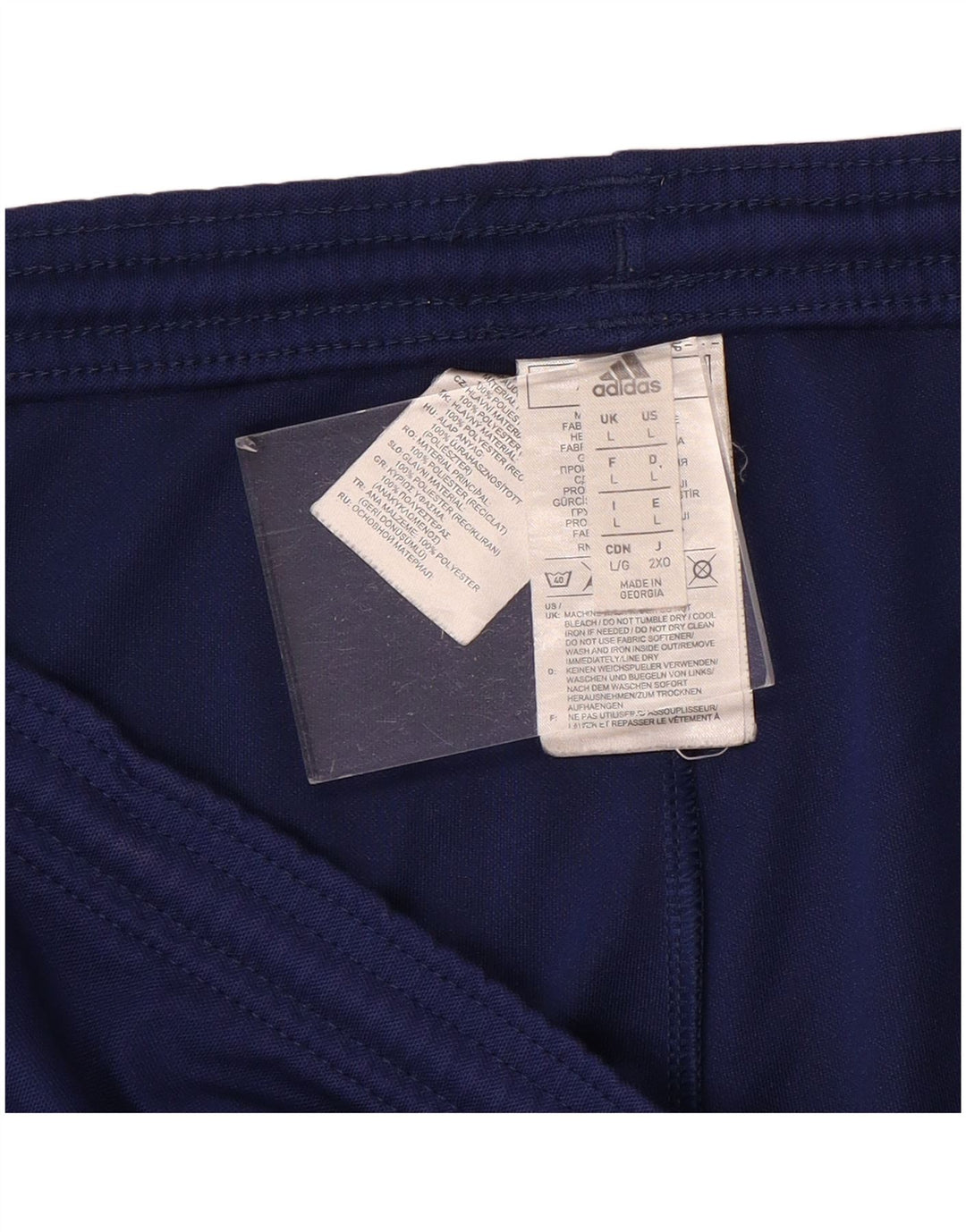 Pantaloncini sportivi Adidas Aeroready da uomo di grandi dimensioni in poliestere blu navy
