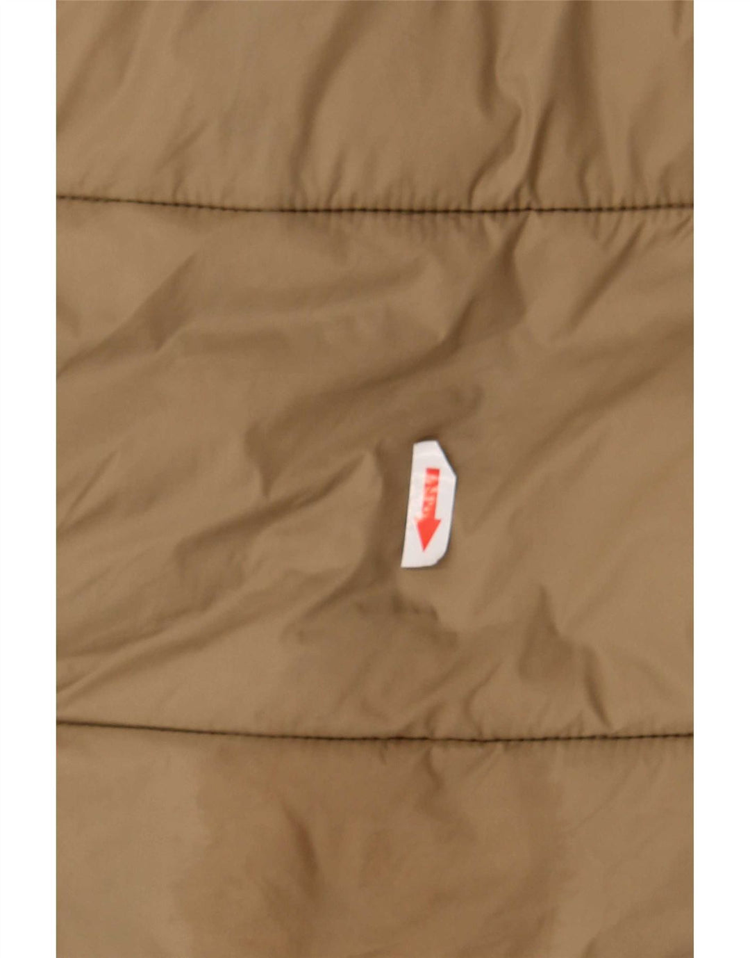 Giacca imbottita con cappuccio da donna Zara UK 20 2XL Poliestere beige