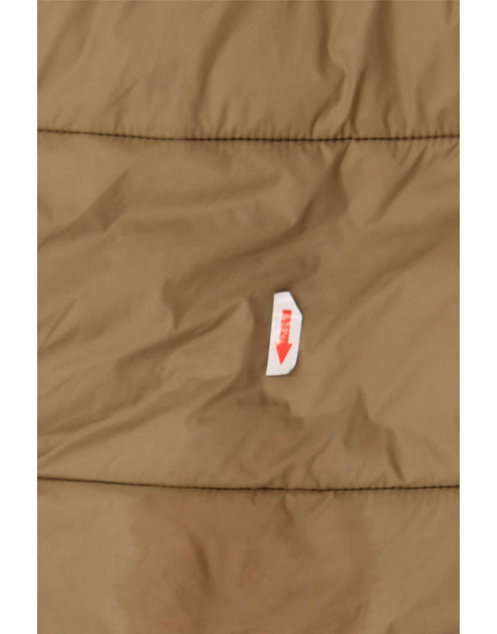 Giacca imbottita con cappuccio da donna Zara UK 20 2XL Poliestere beige