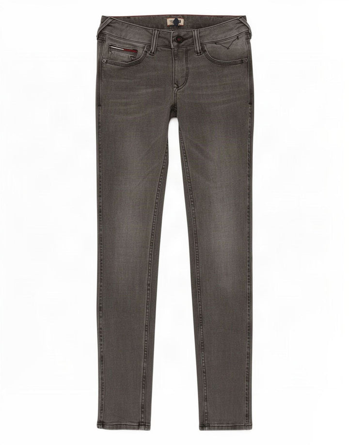 Jeans slim da donna Tommy Hilfiger W27 L32 Grigi