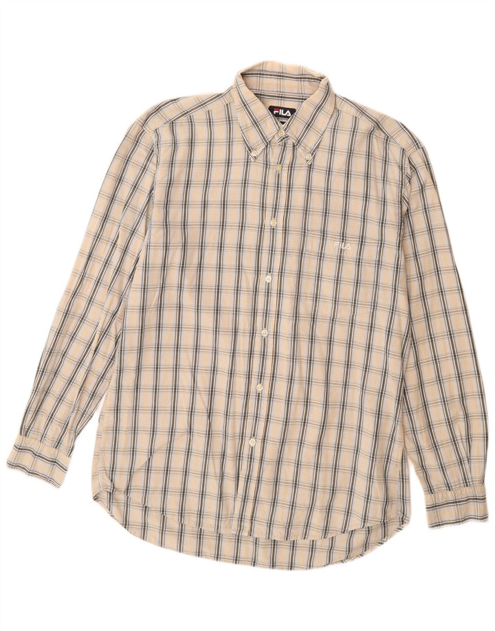 Camicia Fila Uomo Large Beige Cotone