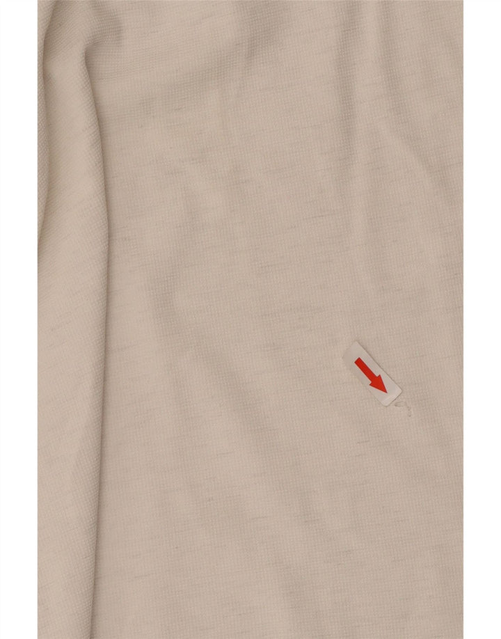 T-shirt da uomo Lacoste taglia 4, cotone bianco medio