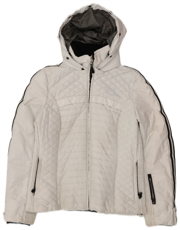 Giacca a vento con cappuccio da donna Colmar IT 44 Medium White Sports