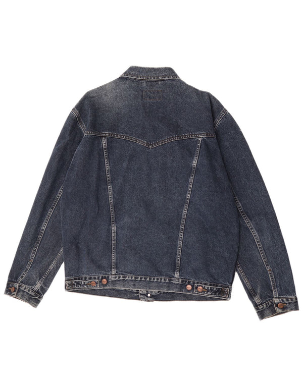 Giacca di jeans da uomo Wrangler UK 42 XL cotone blu