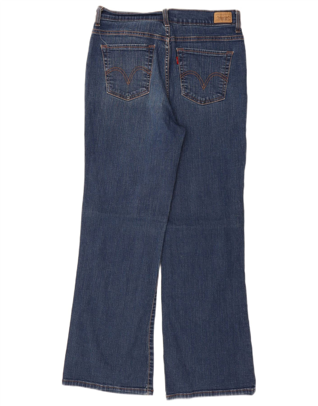 Levi's Donna 512 Jeans Bootcut perfettamente dimagranti US 12 Large W28 L30 Blu