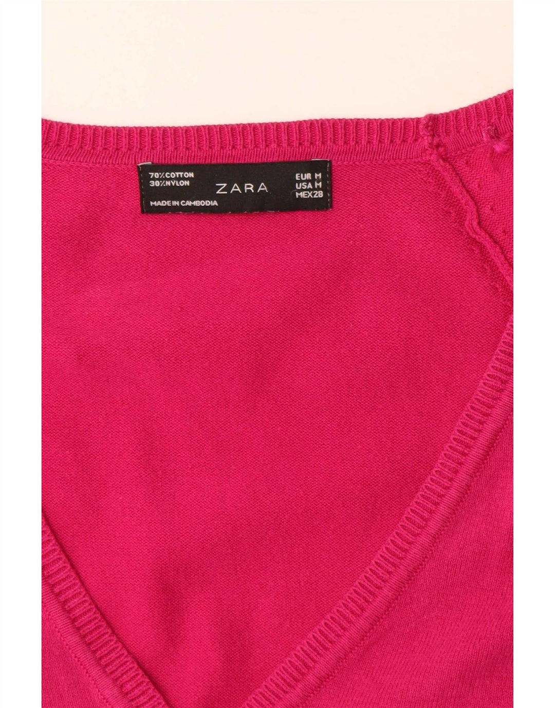 Maglione cardigan da donna Zara UK 12 Rosa medio