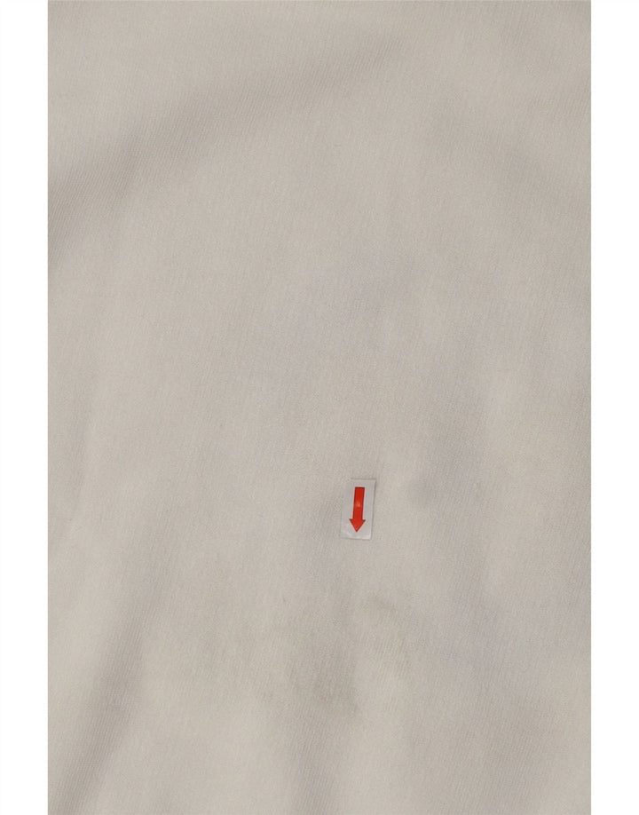 Felpa Grafica Donna TRUSSARDI IT 46 Large Cotone Bianco
