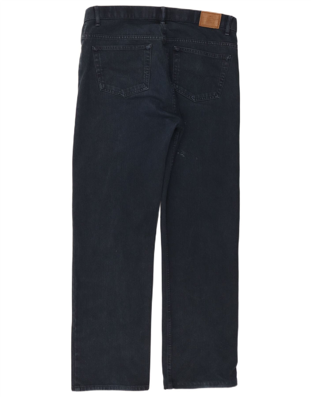 Jeans dritti da uomo Marks & Spencer Blue Harbour W36 L31 cotone blu navy