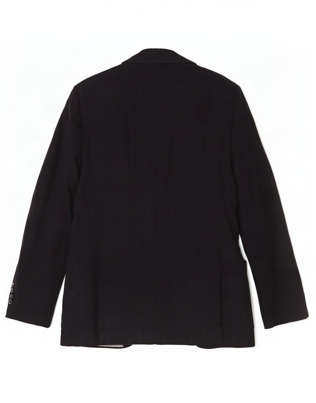 Giacca blazer da uomo a 2 bottoni Henry Cottons IT 50 grande in cotone blu navy
