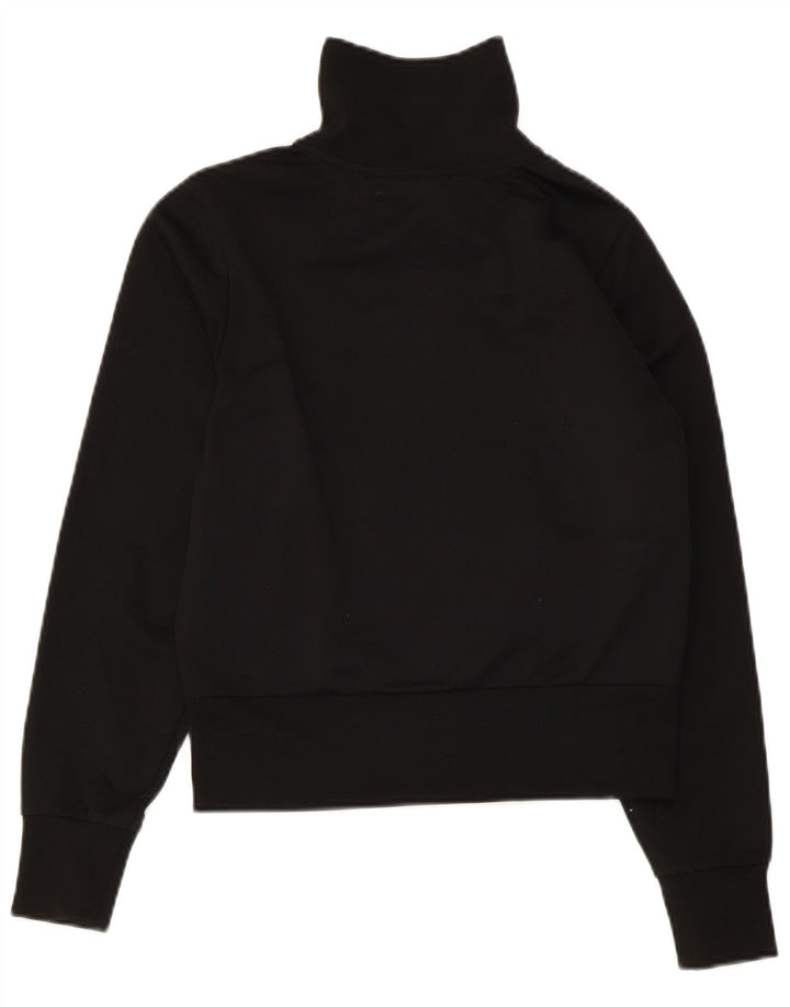 Giacca corta da tuta da donna Nike UK 4/6 XS poliestere nero