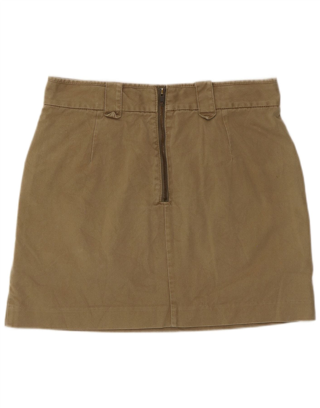 Minigonna da donna French Connection UK 12 media W30 kaki